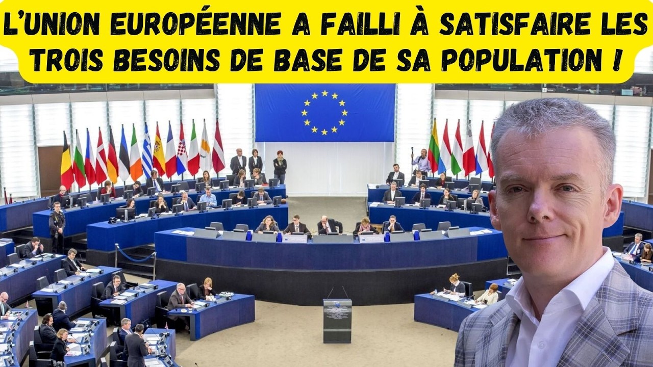 L’Union européenne a failli à satisfaire les trois besoins de base de sa population !