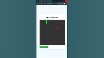 Snake Game With HTML | CSS | Js | Web application | Geme Website | Web Snake Game @HabluProgrammer