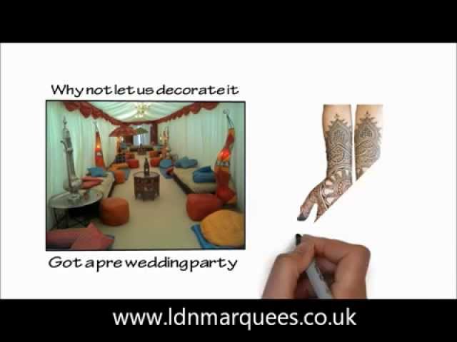 Marquee Hire in London doodle video