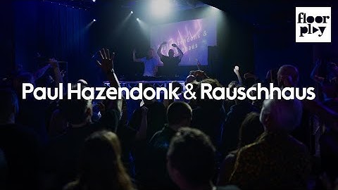 Rauschhaus & Paul Hazendonk live at ADE (Audiophile Quality 4K DJ Set)
