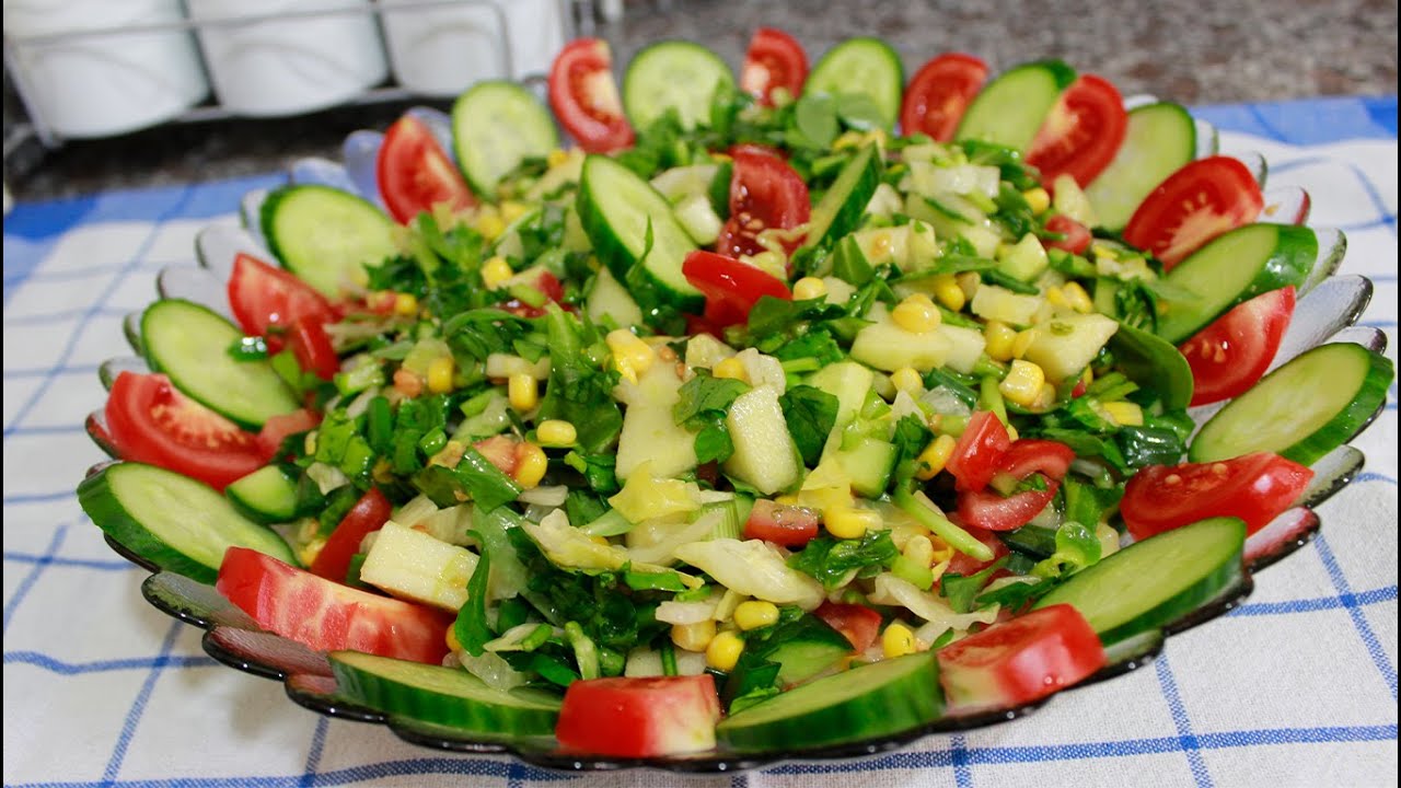 Çook Kolay Çok ta Lezzetli Yaz Salatası Tarifi ????