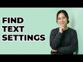 Where Are Text Appearance Settings In Premiere Pro?