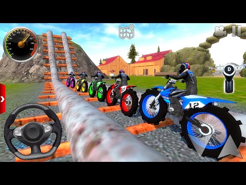 Juegos De Motos - Motocross Dirt Bike Racing Tracks Simulator 3D #1 - Offroad Outlaws Gameplay [FHD]