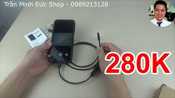 Camera nội soi kết nối điện thoại SADA 8mm dây 1m – Kết nối Android/iPhone, chống nước IP67