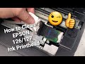 How to Manually Clean an Epson Workforce Printhead 633, 545, 635, 645 Printer with 126 and 127 Ink