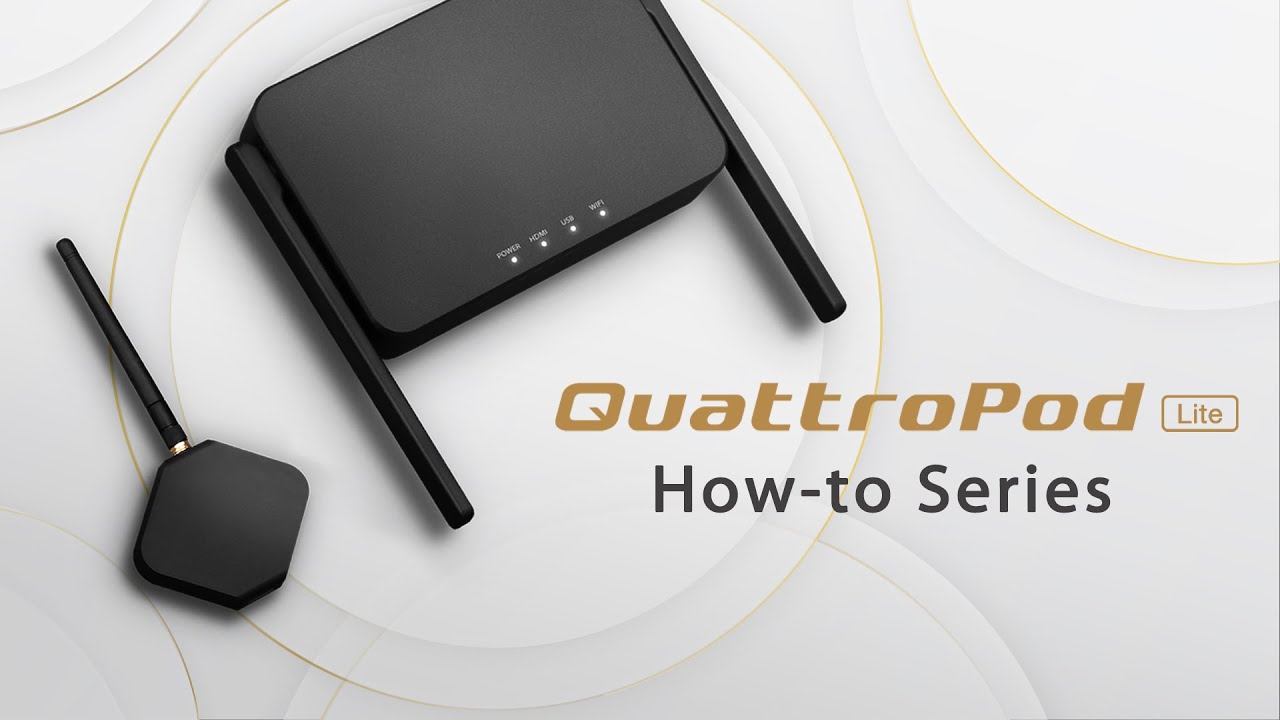 3-Minute Guide - QuattroPod Lite Setup