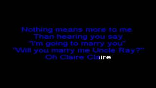 CLAIRE   GILBERT O´SULLIVAN  KARAOKE