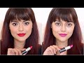 M.A.C LIPSTICK SWATCHES WITH & WITHOUT MAKEUP