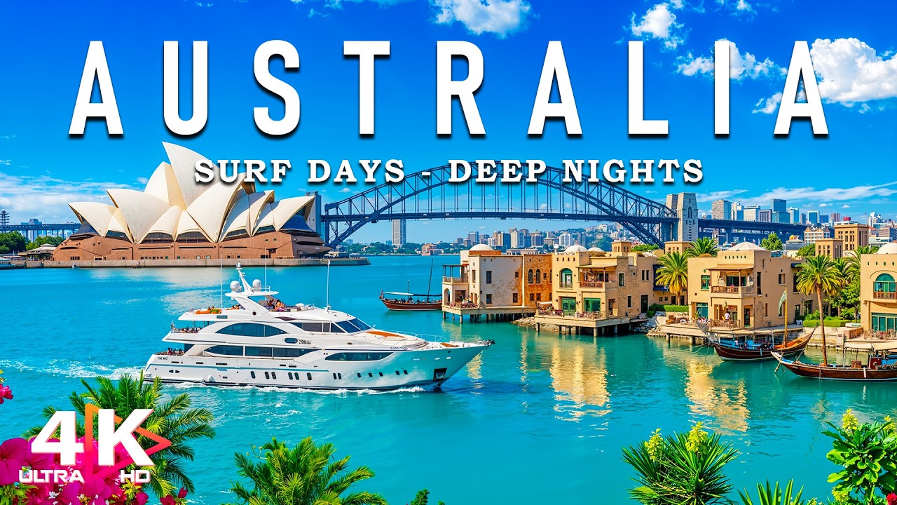 [4K] Australia 2026 🇦🇺 Sunlit Beaches & Luxury Yacht Cruise on Turquoise Waters
