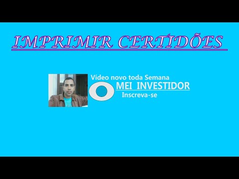 IMPRIMIR CERTIDÕES