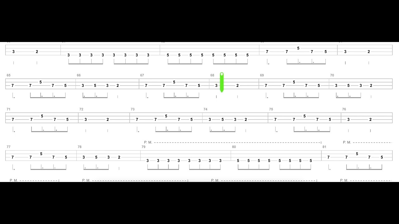 Seven Nation Army Bass Tabs (Synthese)