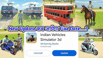 Indian vehicles simulator 3d game update fixe date || Tractor wala game new update ki video ||