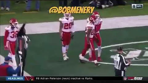 Marcus Peters throws flag into stands! Chiefs player picks up flag and throws it into crowd!