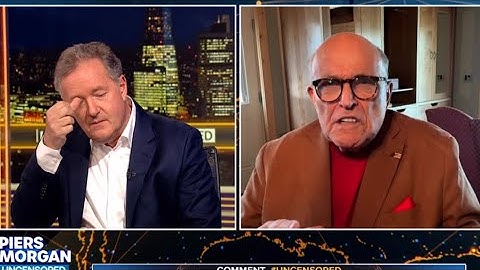 Rudy Giuliani HUMILIATES Himself On Piers Morgan