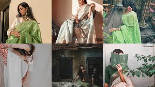 Aesthetic saree poses ideas/saree poses|saree photography ideas✨❤️ screenshot 1