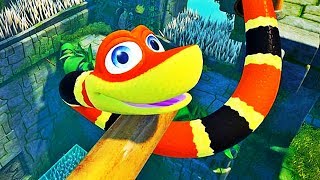 I'M BECOMING A SNAKE! | Snake Pass screenshot 3