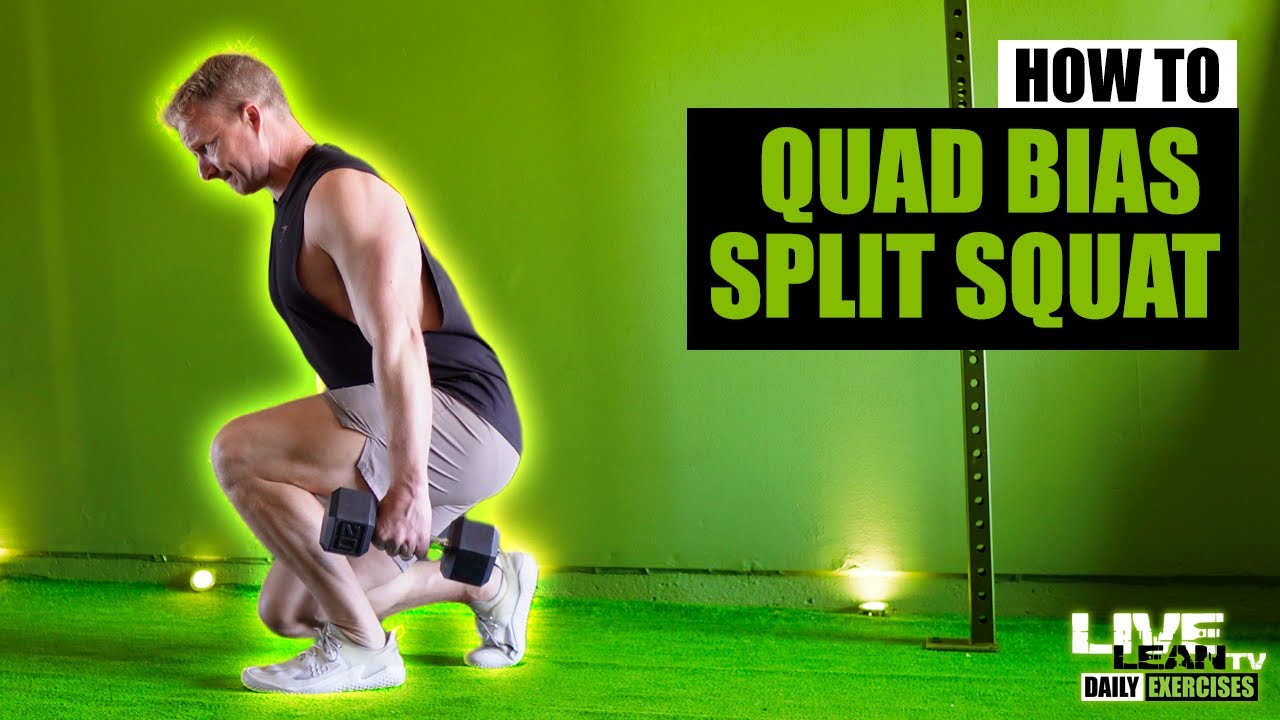 How To: Quad Biased Dumbbell Split Squat - YouTube
