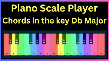 Db Major - Chords In The Key of Db Major - Interactive Piano Tutorial