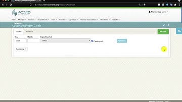 Petty Cash or Advance Payments