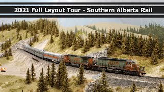 2021 Full Layout Tour  Southern Alberta Rail