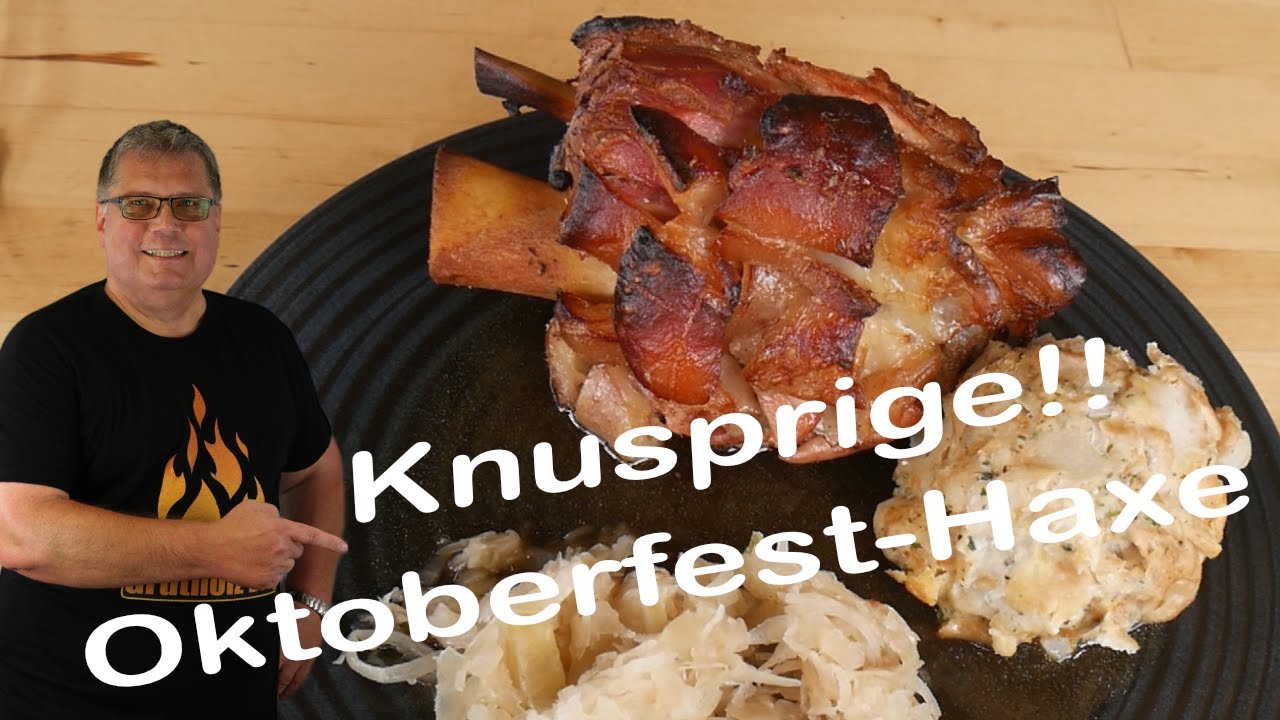 Hast du schon einmal eine knusprige Oktoberfest Haxe mit Biersauce so zubereitet   Das Rezept