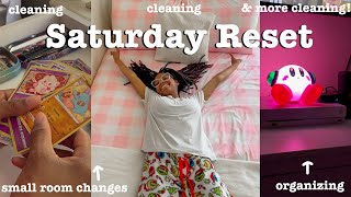 Saturday Reset: deep cleaning | organizing | small room changes