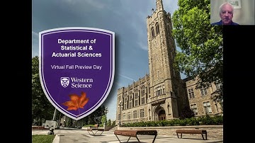 Virtual Fall Preview Day 2020 - Statistical & Actuarial Sciences Overview  - Western University