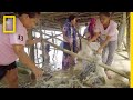 This Community in the Philippines Converts Plastic Fishing Nets to Carpet | National Geographic