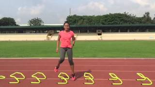 Cones & Hurdle Drill Exercise : Coach Endah Sari Damayanti