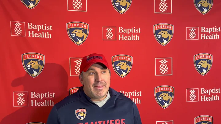 Andrew Brunette, Panthers Practice: March 22, 2022