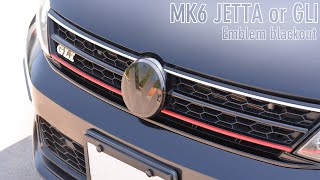 Best Easiest Way To Blackout Badges On Mk6 Vw Jettagli