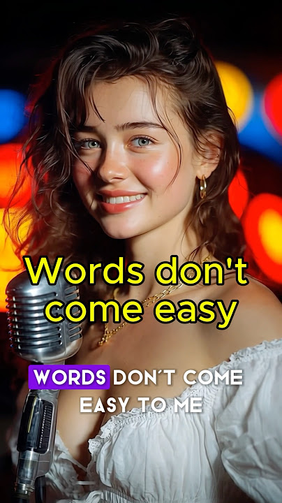 F.R David - Words don't come easy Lyrics #lyricsvideo #shorts #80smusic