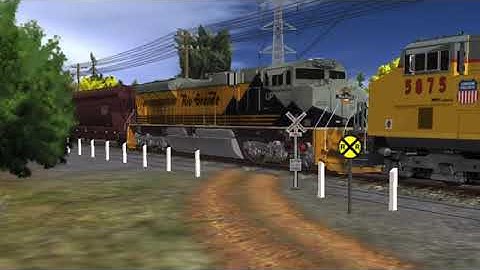 Two Trainz In Tidewater Point Rail