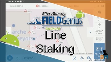 FieldGenius for Android: Line Staking | Bench Mark
