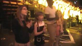 Connie Talbot and Friends Backstage at Young Voices 2011/12