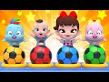 Color Soccer Ball | Itsy bitsy spider música colorida Learn Sing A Song! Infantil Nursery Rhymes
