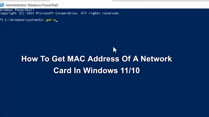 How To Get MAC Address Of A Network Card In Windows 11/10 | Learn Bulk