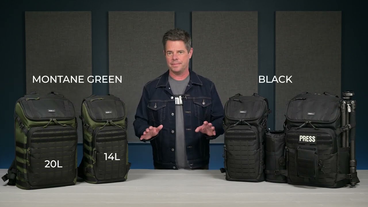 Think Tank DarkLight Backpack series - YouTube