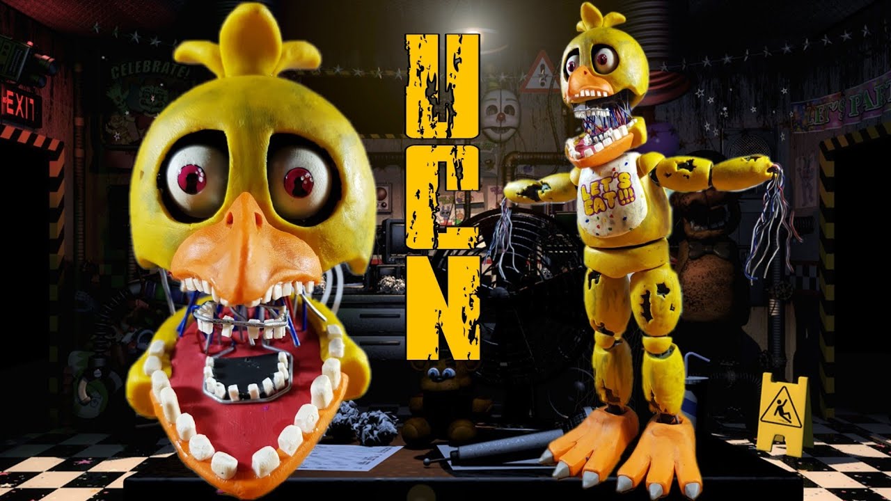 FNAF 2 Withered Chica Inspired Ooak Custom Doll -  Finland