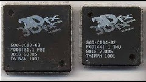 3dfx Voodoo Graphics (Voodoo 1) Retro Graphics Cards collection