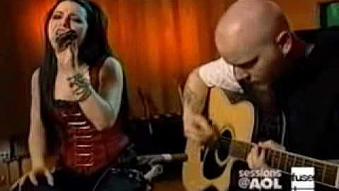Evanescence - bring me to life acoustic live aol