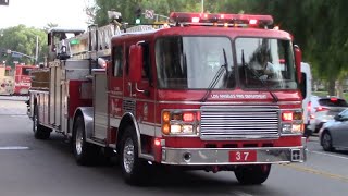 LAFD Light Force 37 Responding