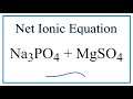 Net Ionic Equations and Spectator Ions