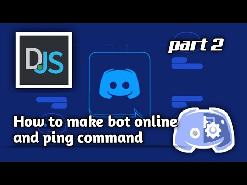 How to make bot online and ping command using discord.js in glitch ...