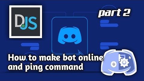 How to make bot online and ping command using discord.js in glitch | android | discord.js v11