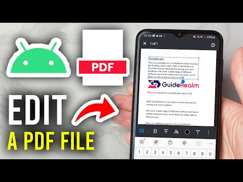 How To Edit PDF File In Android Phone - Step By Step