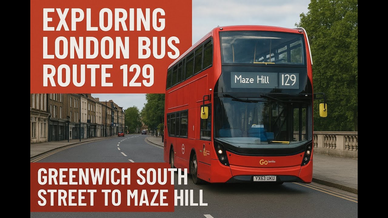 Exploring London Bus Route 129: Greenwhich South Street to Maze Hill ...