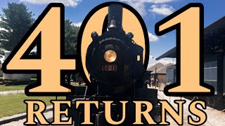 401 RETURNS for 2024! #railfaning #railroads #trains
