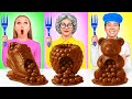 أنا مقابل جدتي في تحدي تحضير الطعام | تحديات طعام رائعة Crazy DO