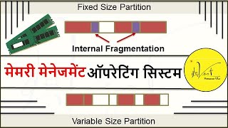 4.1.3 इंटरनल फ़्रेगमेंटेशन I Fixed size and Variable size partition in operating system with example